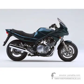 Yamaha XJ900S DIVERSION 1997 - Zielony - Dark Cyan Metallic 2