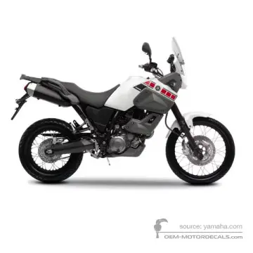Yamaha XT660Z Tenere 2008 - Biały - Bluish White Cocktail 1