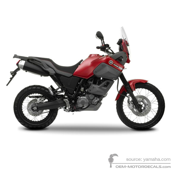Aufkleber für Yamaha XT660Z Tenere 2009 - Rot • Yamaha OEM-Aufkleber