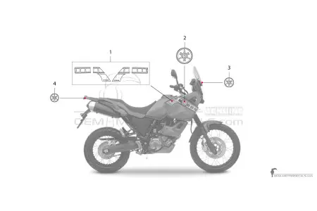 Yamaha XT660Z Tenere 2009 - Azul