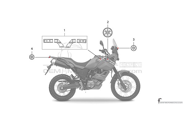 Yamaha XT660Z Tenere 2009 - Blue