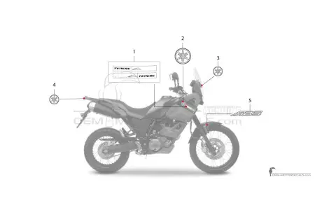 Yamaha XT660Z Tenere 2012 - Czarny