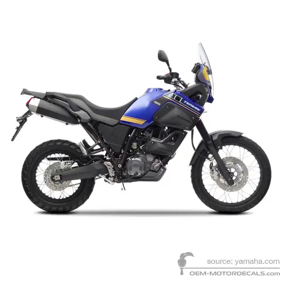 Yamaha XT660Z Tenere 2013 - Azul - Deep Purplish Blue Metallic C