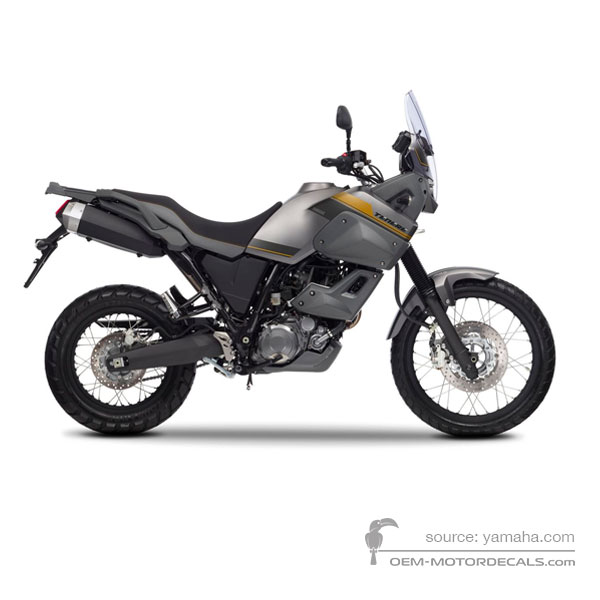 Autocollants pour Yamaha XT660Z Tenere 2013 - Gris • Yamaha Autocollants OEM