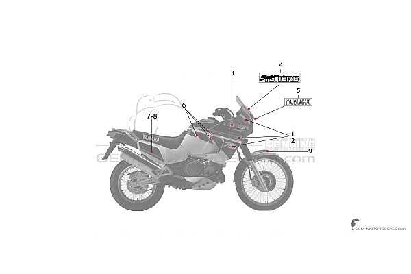 Yamaha XTZ750 Super Tenere 1990 - Niebieski