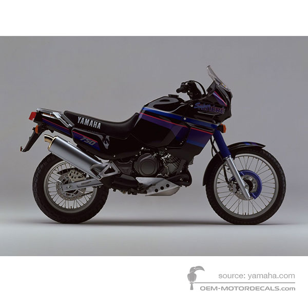 Decals for Yamaha XTZ750 Super Tenere 1991 - Black • Yamaha OEM Decals