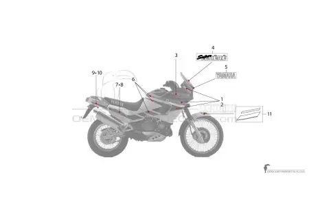 Yamaha XTZ750 Super Tenere 1991 - Niebieski