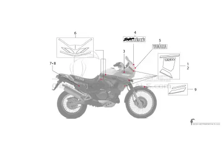 Yamaha XTZ750 Super Tenere 1992 - Blanc