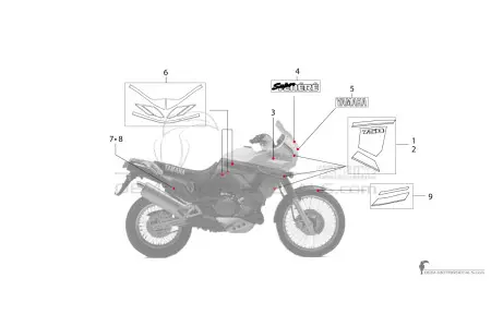 Yamaha XTZ750 Super Tenere 1993 - Blanc