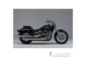 Adesivi per Yamaha XVS1100 DRAGSTAR 1999 - Nero • Yamaha Adesivi OEM