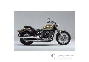Aufkleber für Yamaha XVS1100 DRAGSTAR 1999 - Grau • Yamaha OEM-Aufkleber
