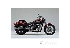 Adesivi per Yamaha XVS1100 DRAGSTAR 1999 - Rosso • Yamaha Adesivi OEM