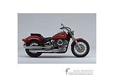 Adesivi per Yamaha XVS1100 DRAGSTAR 2000 - Rosso • Yamaha Adesivi OEM
