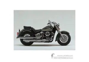 Aufkleber für Yamaha XVS1100A DRAGSTAR CLASSIC 2000 - Grau • Yamaha OEM-Aufkleber