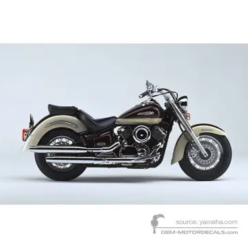 Yamaha XVS1100A DRAGSTAR CLASSIC 2001 - Red - Sparkle Maroon