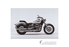 Adesivi per Yamaha XVS1100 DRAGSTAR 2002 - Argento • Yamaha Adesivi OEM