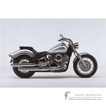 Yamaha XVS1100 DRAGSTAR 2002 - Silber - Silver Metallic 1