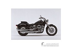 Adesivi per Yamaha XVS1100 DRAGSTAR 2002 - Nero • Yamaha Adesivi OEM