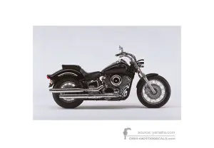 Adesivi per Yamaha XVS1100 DRAGSTAR 2002 - Nero • Yamaha Adesivi OEM