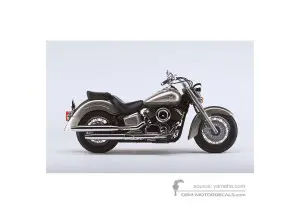 Aufkleber für Yamaha XVS1100A DRAGSTAR CLASSIC 2003 - Grau • Yamaha OEM-Aufkleber