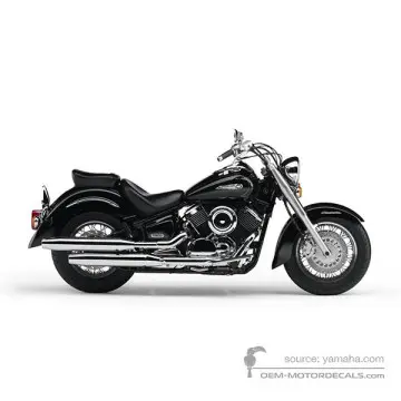 Yamaha XVS1100A DRAGSTAR CLASSIC 2005 - Zwart - Black Metallic X