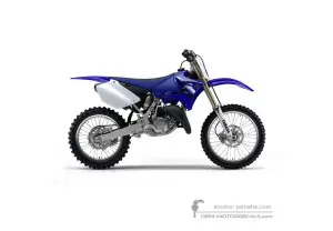 Autocollants pour Yamaha YZ125 2012 - Bleu • Yamaha Autocollants OEM