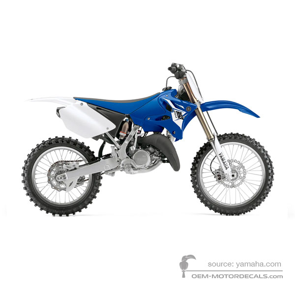 Naklejki do Yamaha YZ125 2014 - Niebieski • Yamaha Naklejki OEM