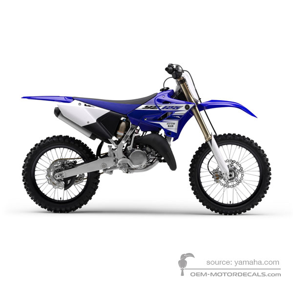 Naklejki do Yamaha YZ125 2016 - Niebieski • Yamaha Naklejki OEM