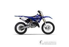 Pegatinas para Yamaha YZ125 2017 - Azul • Yamaha Pegatinas OEM