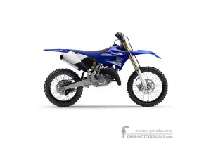 Pegatinas para Yamaha YZ125 2017 - Azul • Yamaha Pegatinas OEM