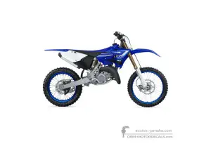 Autocollants pour Yamaha YZ125 2020 - Bleu • Yamaha Autocollants OEM