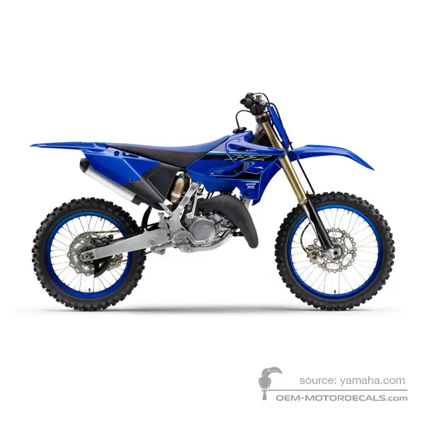 Yamaha YZ125 2021 - Bleu - Deep Purplish Blue Solid E