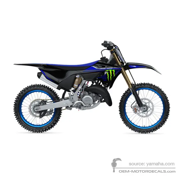 Yamaha YZ125 2023 - Noir - Yamaha Black YB - Monster Energy Yamaha Racing Edition