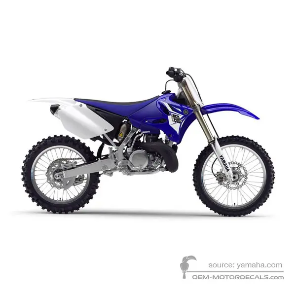 Yamaha YZ250 2014 - Blauw - Deep Purplish Blue Solid E