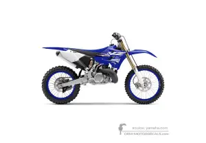 Autocollants pour Yamaha YZ250 2018 - Bleu • Yamaha Autocollants OEM