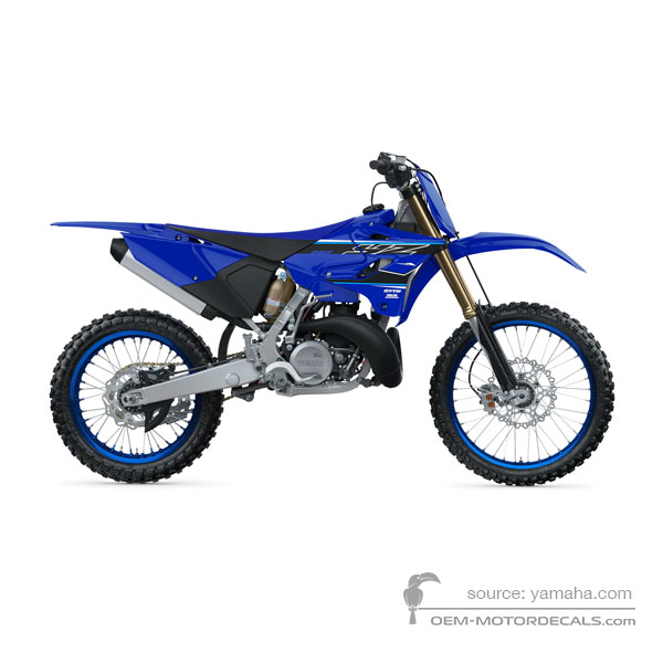 Decals for Yamaha YZ250 2021 - Blue • Yamaha OEM Decals