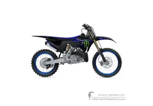Adesivi per Yamaha YZ250 2023 - Nero • Yamaha Adesivi OEM