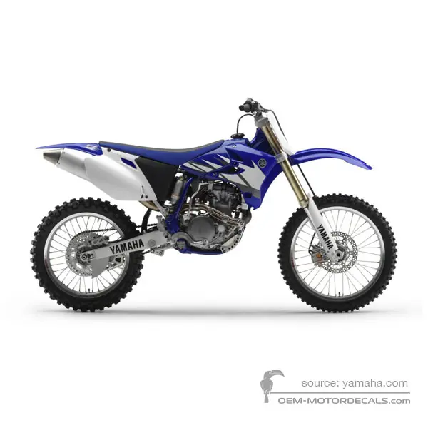 Yamaha YZ450F 2005 - Blau - Deep Purplish Blue Solid E