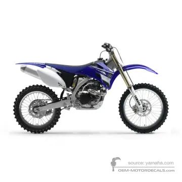 Yamaha YZ450F 2008 - Blue - Deep Purplish Blue Solid E