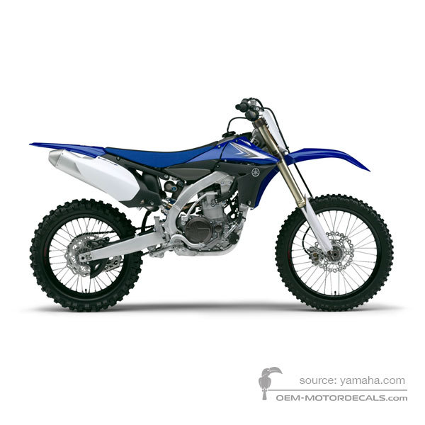 Naklejki do Yamaha YZ450F 2010 - Niebieski • Yamaha Naklejki OEM