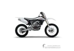 Pegatinas para Yamaha YZ450F 2010 - Blanco • Yamaha Pegatinas OEM
