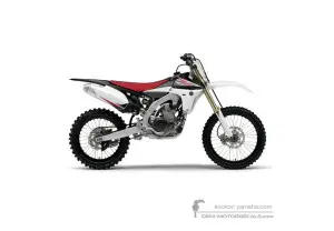 Autocollants pour Yamaha YZ450F 2011 - Noir • Yamaha Autocollants OEM