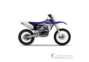 Autocollants pour Yamaha YZ450F 2013 - Bleu • Yamaha Autocollants OEM