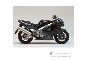 Decals for Yamaha YZF1000R THUNDERACE 1996 - Black • Yamaha OEM Decals