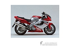 Decals for Yamaha YZF1000R THUNDERACE 2001 - Red • Yamaha OEM Decals