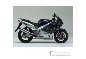 Autocollants pour Yamaha YZF600R THUNDERCAT 1996 - Bleu • Yamaha Autocollants OEM