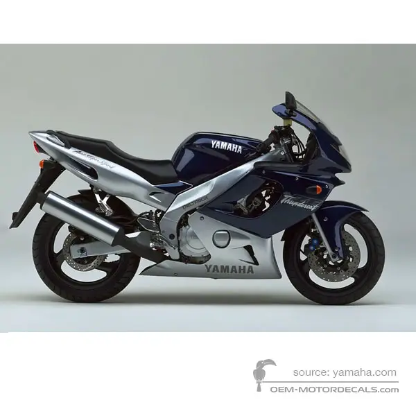 Yamaha YZF600R THUNDERCAT 1996 - Blau - Dark Purplish Blue Metallic 2