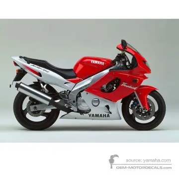 Yamaha YZF600R THUNDERCAT 1996 - Rood - Vivid Red Cocktail 1