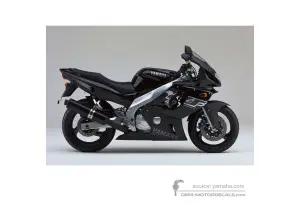 Decals for Yamaha YZF600R THUNDERCAT 1999 - Black • Yamaha OEM Decals