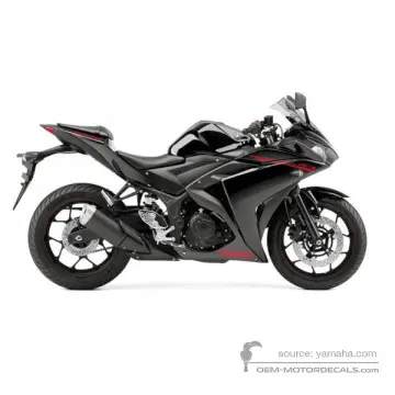 Yamaha YZF R3 2015 - Zwart - Black Metallic X